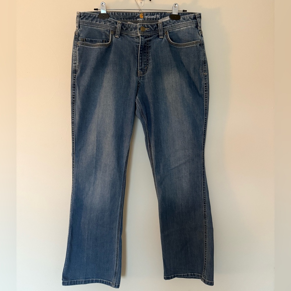 Carhartt Relaxed Fit Women’s Blue Jeans